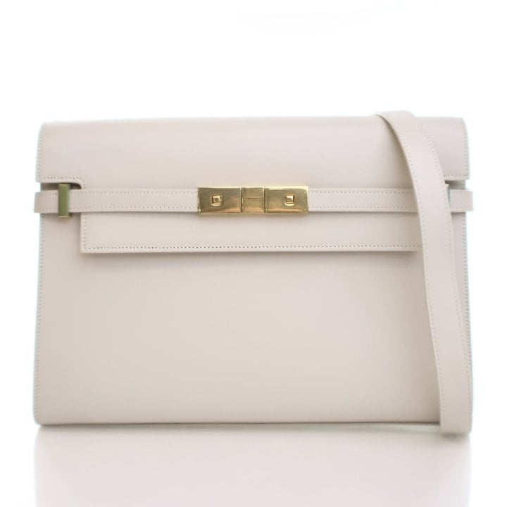 Saint Laurent Medium Leather Manhattan Shoulder Bag