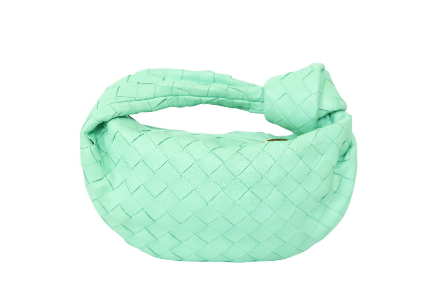 Bottega Veneta Bottega Veneta Jodie Mini, Green Leather, Preowned In Dustbag WA001