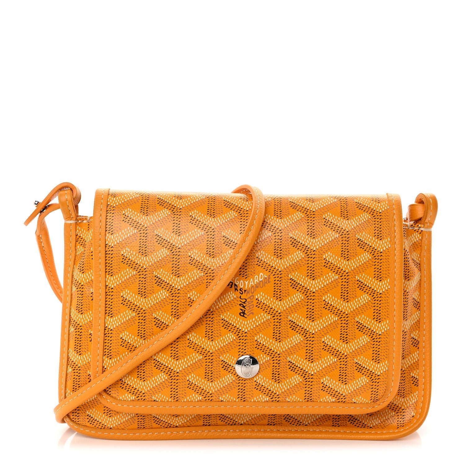 Goyard Goyardine Plumet Wallet Clutch Yellow