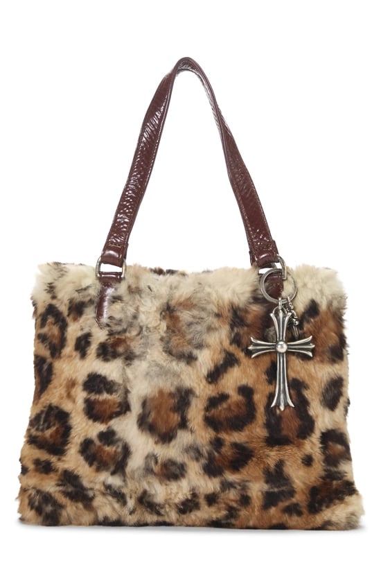 Chrome Hearts Multicolor Fur Tote Bag
