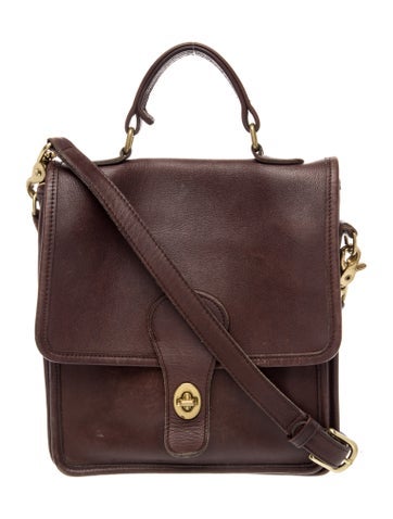 Leather Top Handle Bag