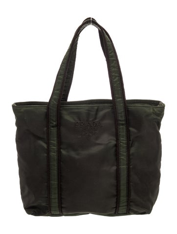 Tessuto Nylon Top Handle Bag Vintage