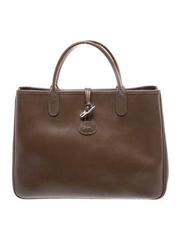 Leather Top Handle Bag