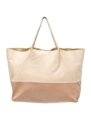 Leather Horizontal Cabas