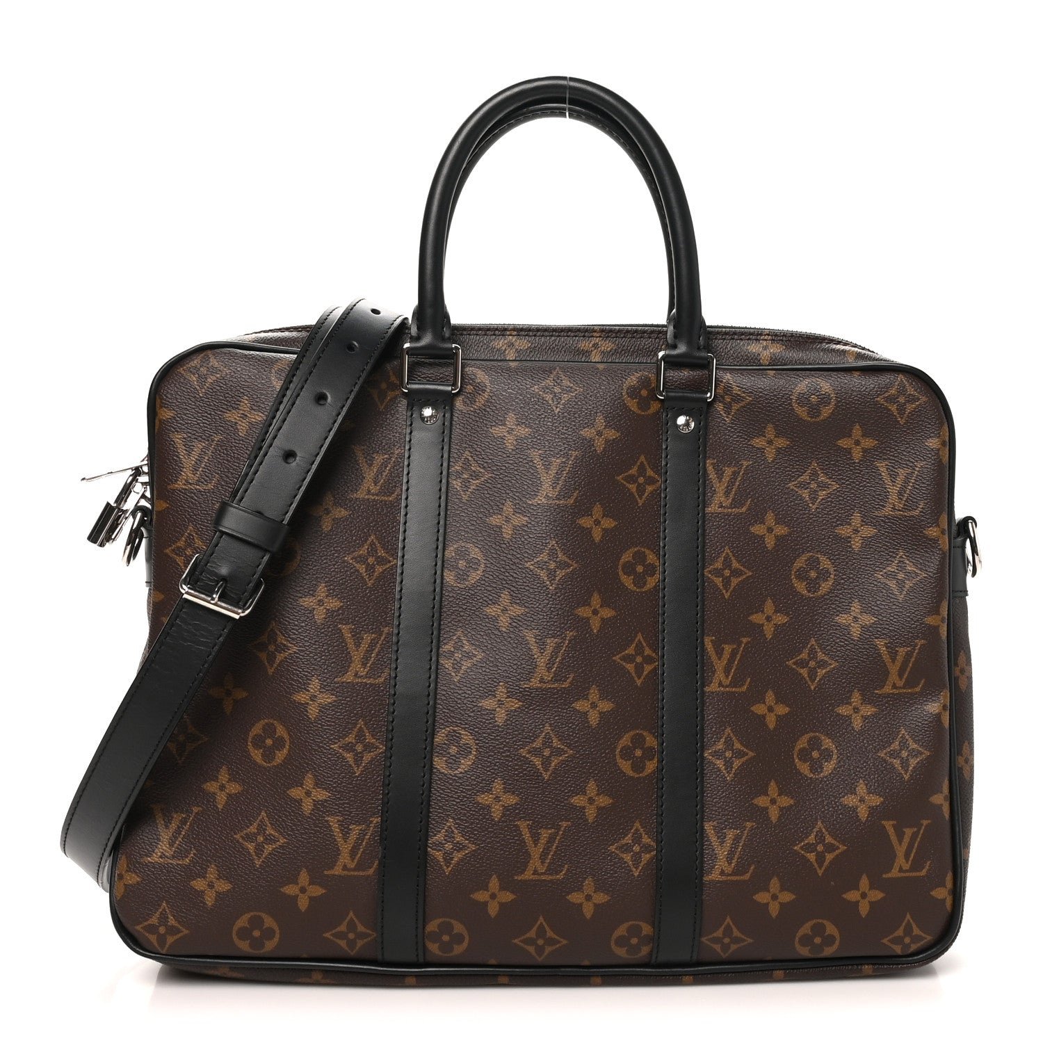 Louis Vuitton Monogram Macassar Porte-Documents Voyage PM