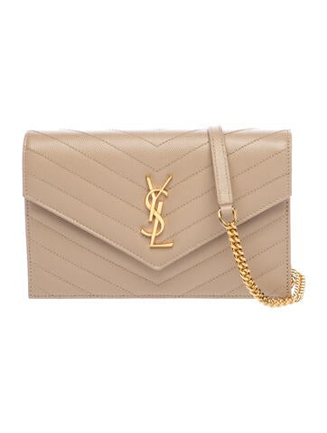 Leather Cassandre Wallet on Chain 2024