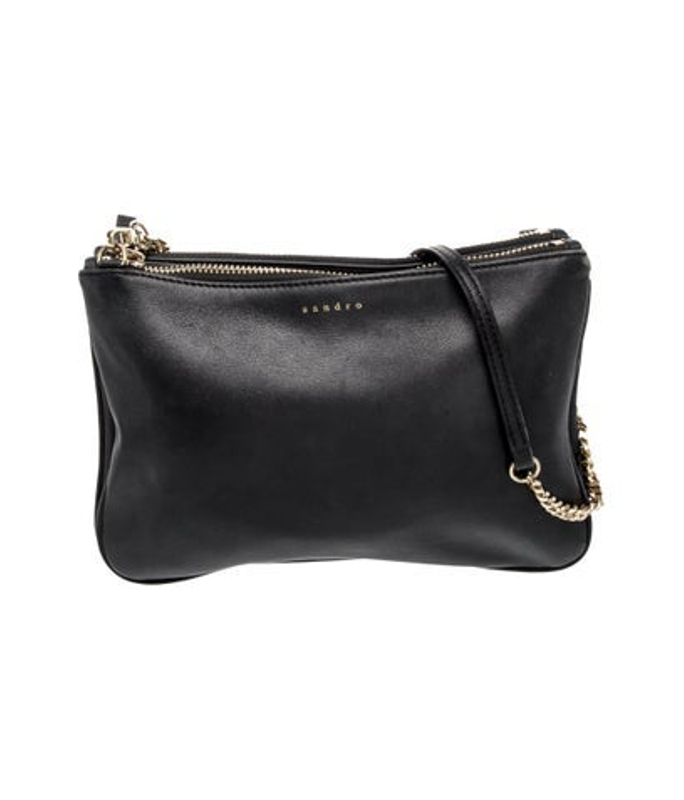 Sandro Leather Crossbody Bag