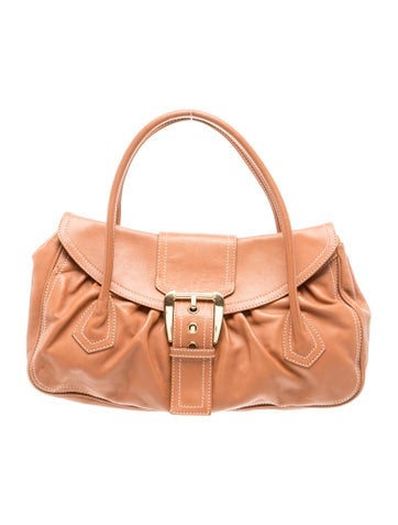 Leather Top Handle Bag