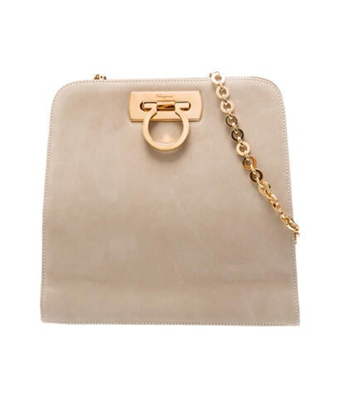 Salvatore Ferragamo Ferragamo Suede Shoulder Bag