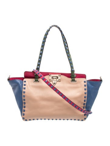 Rockstud Top Handle Bag