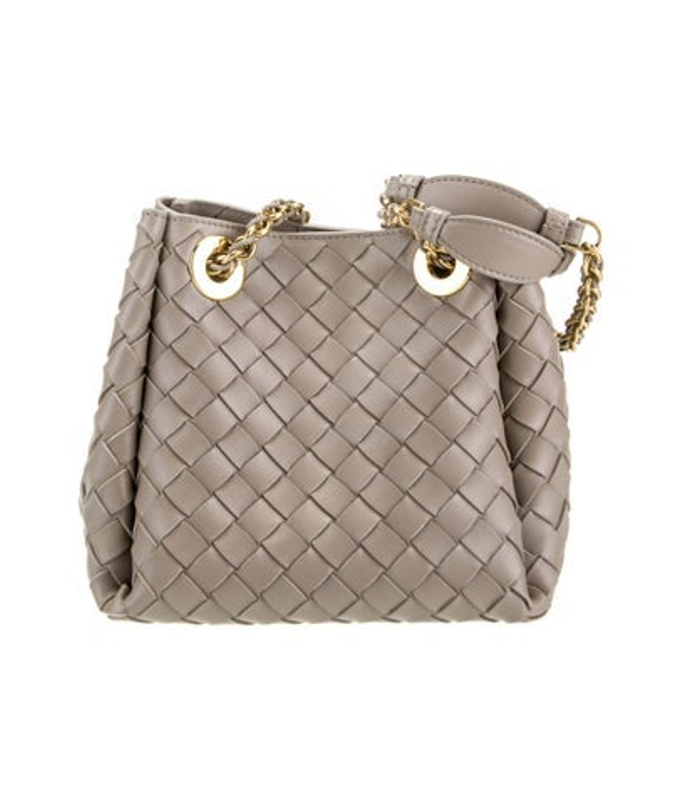 Bottega Veneta Veneta Intrecciato Parachute Small W Tags