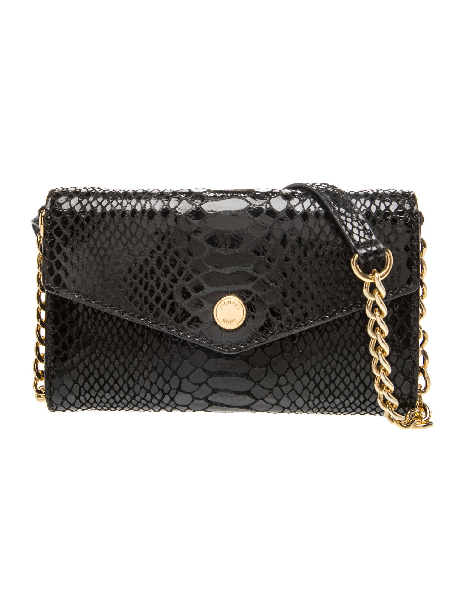 Embossed Leather Crossbody Bag