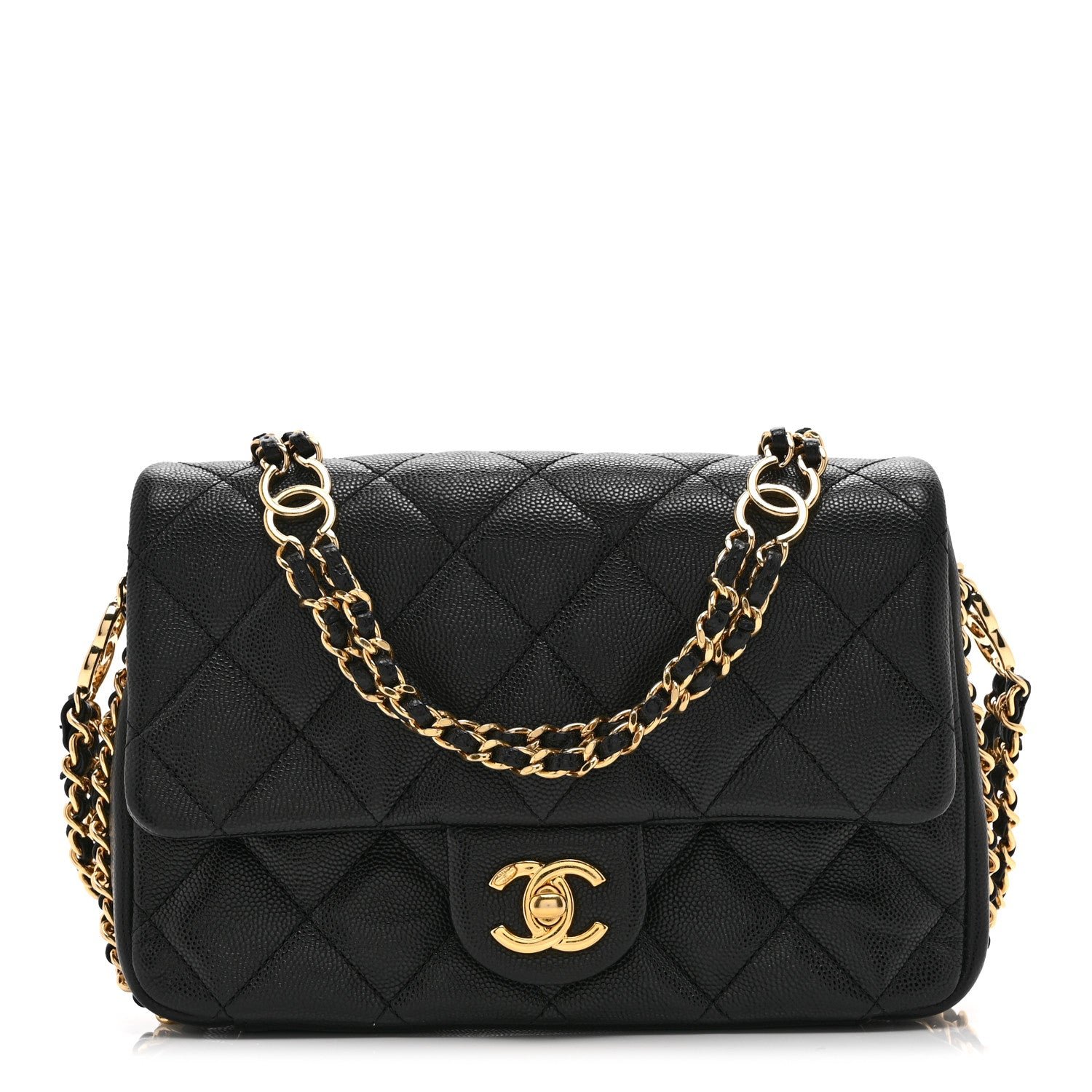 Chanel Caviar Quilted Mini CC You Flap Black