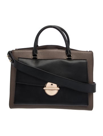 Leather Top Handle Bag