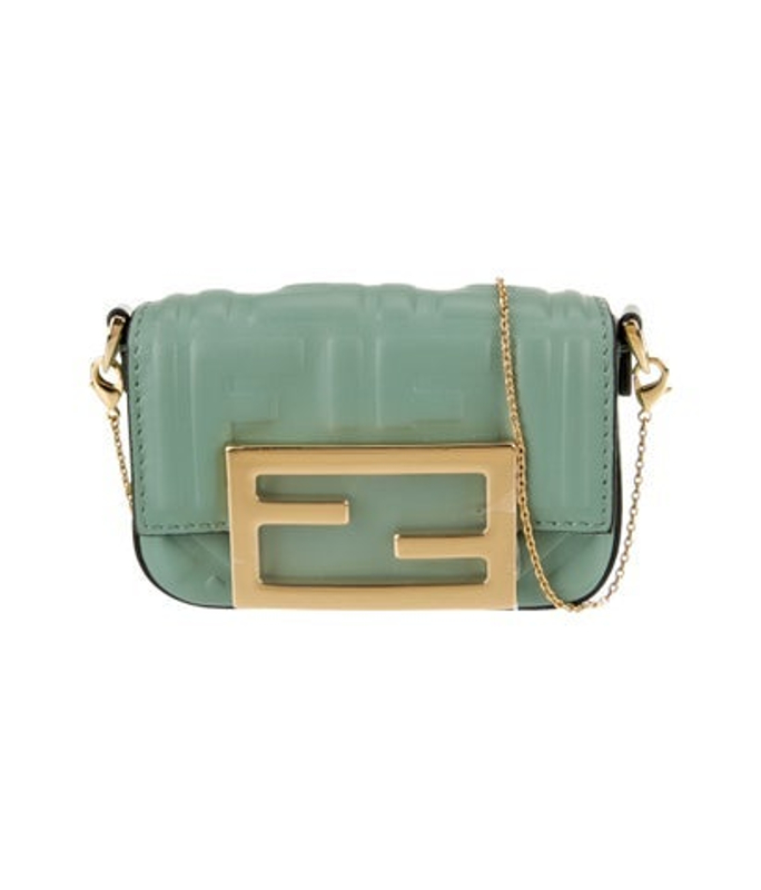 Fendi Leather Baguette Nano 2022