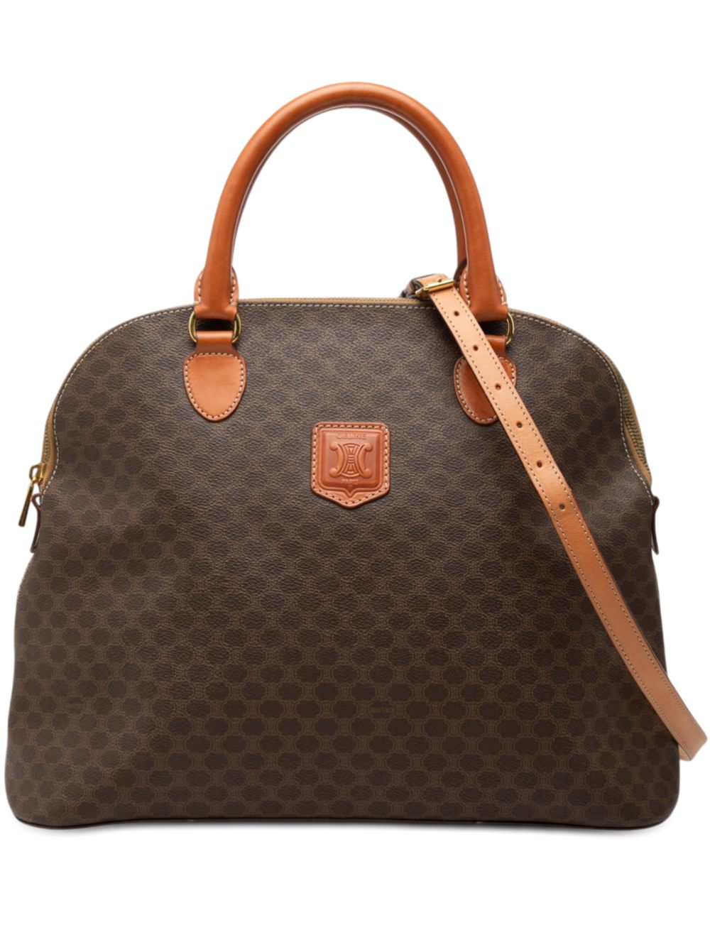 1996 Macadam Coated Canvas Dome satchel