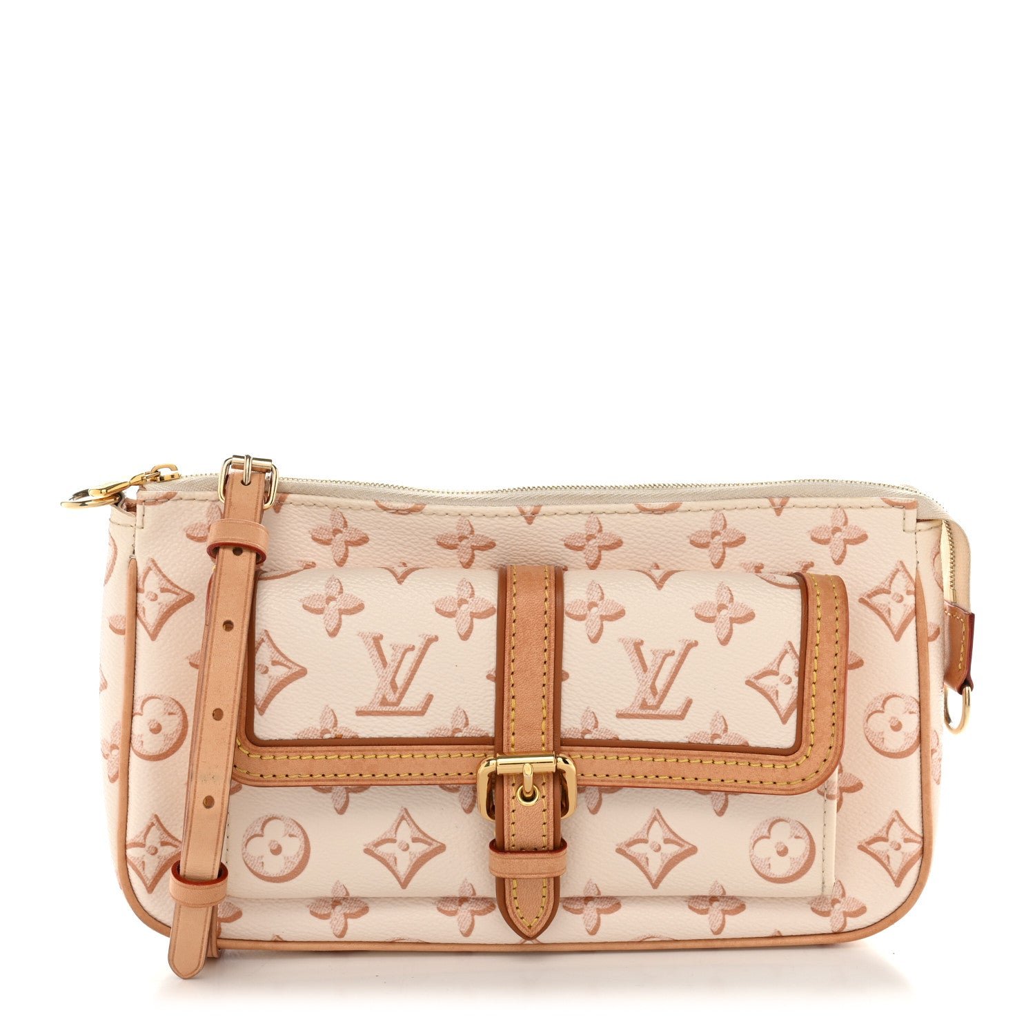 Louis Vuitton Monogram Fall For You Maxi Multi Pochette Accessories Beige Clair