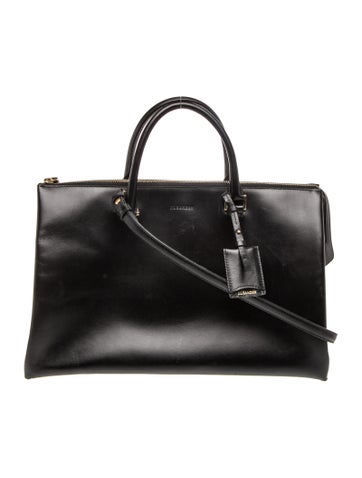 Leather Top Handle Bag
