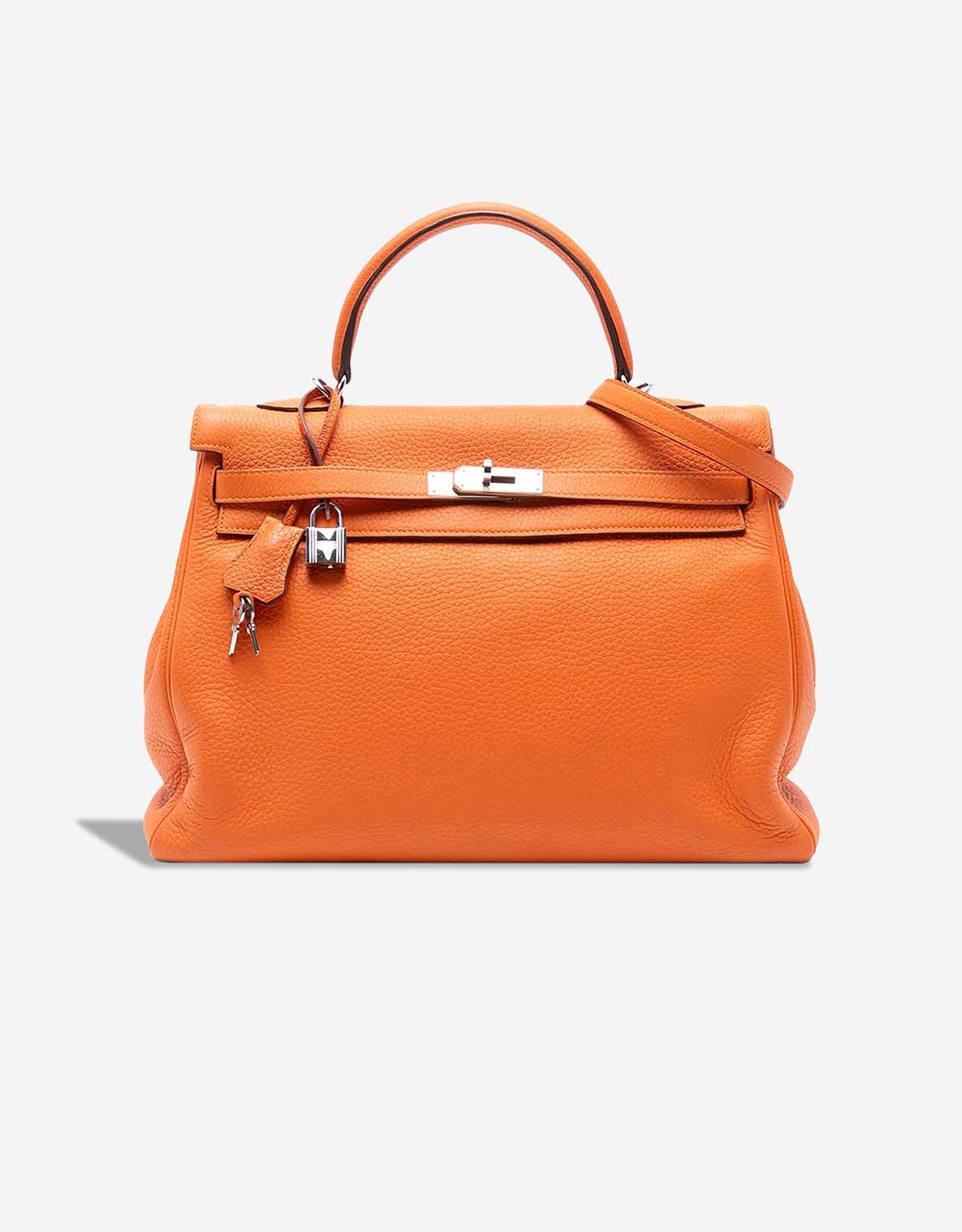 Hermes 
		Kelly 35 Clémence Orange    