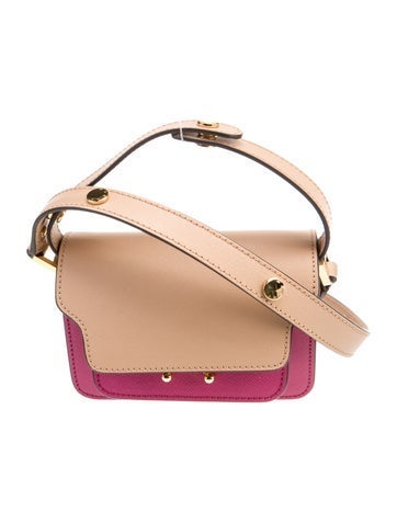 Marni Saffiano Leather Shoulder Bag w/ Tags