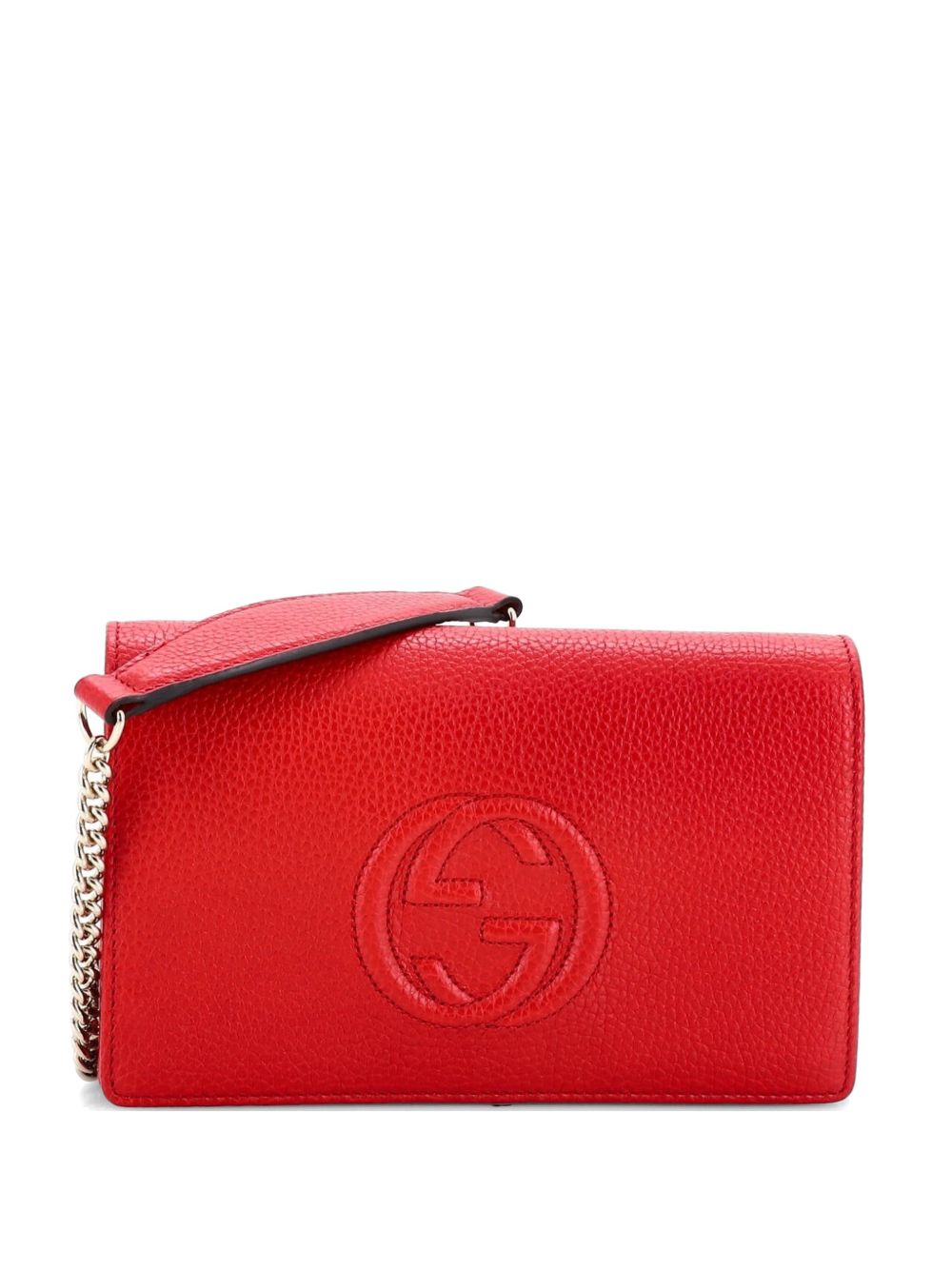 Soho Wallet on Chain Leather crossbody bag