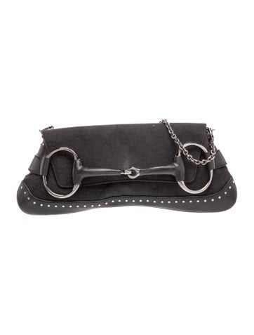 GG Canvas Horsebit Chain