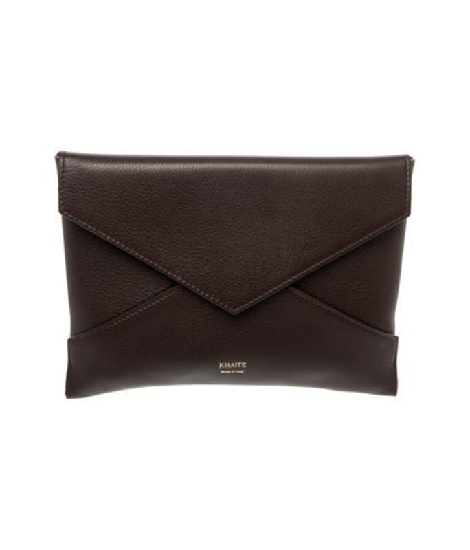 Khaite Leather Clutch
