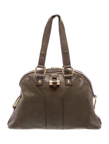 Leather Top Handle Bag