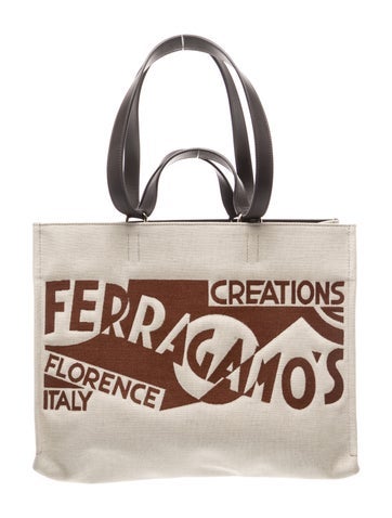 Salvatore Ferragamo Canvas Tote