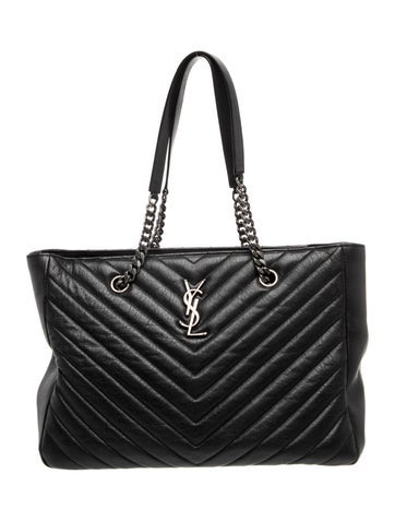Chevron Matelassé Shopper Tote Large
