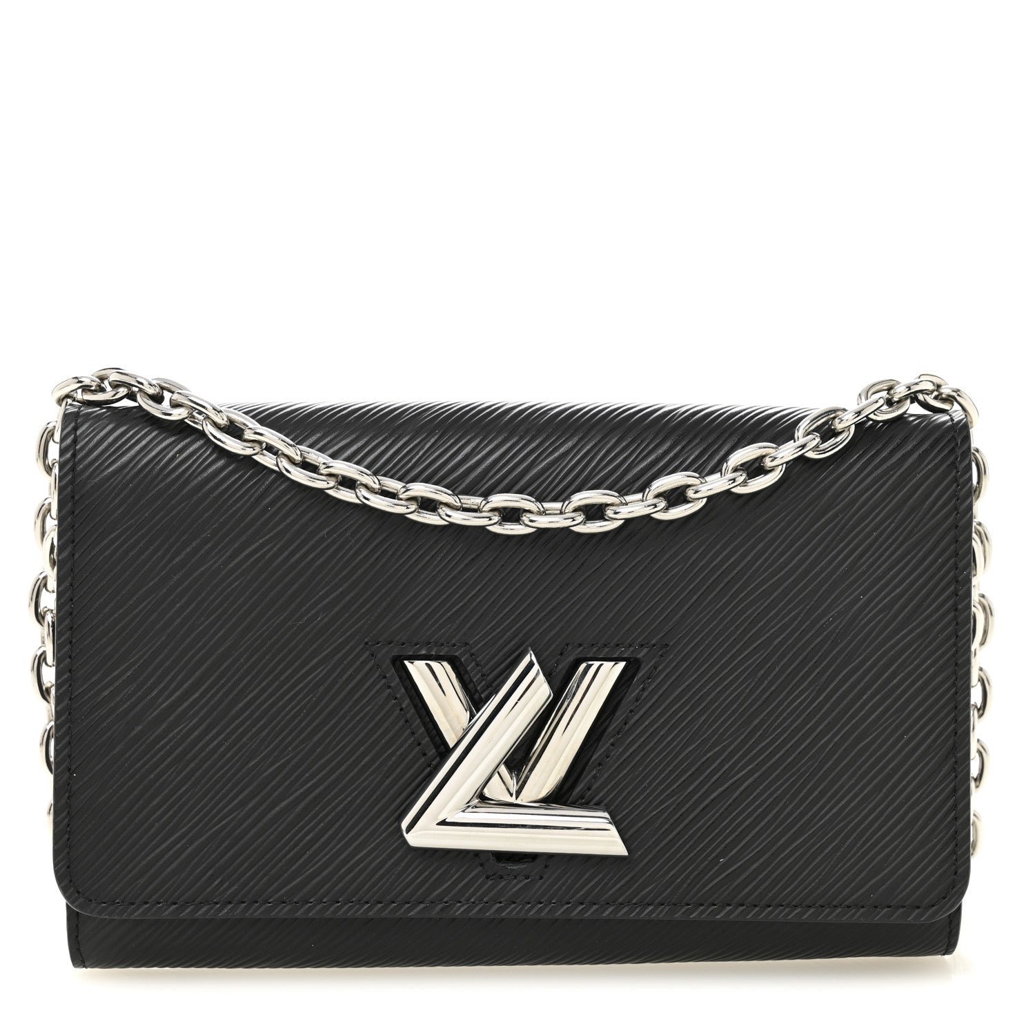 Louis Vuitton Epi Twist Chain Wallet Black