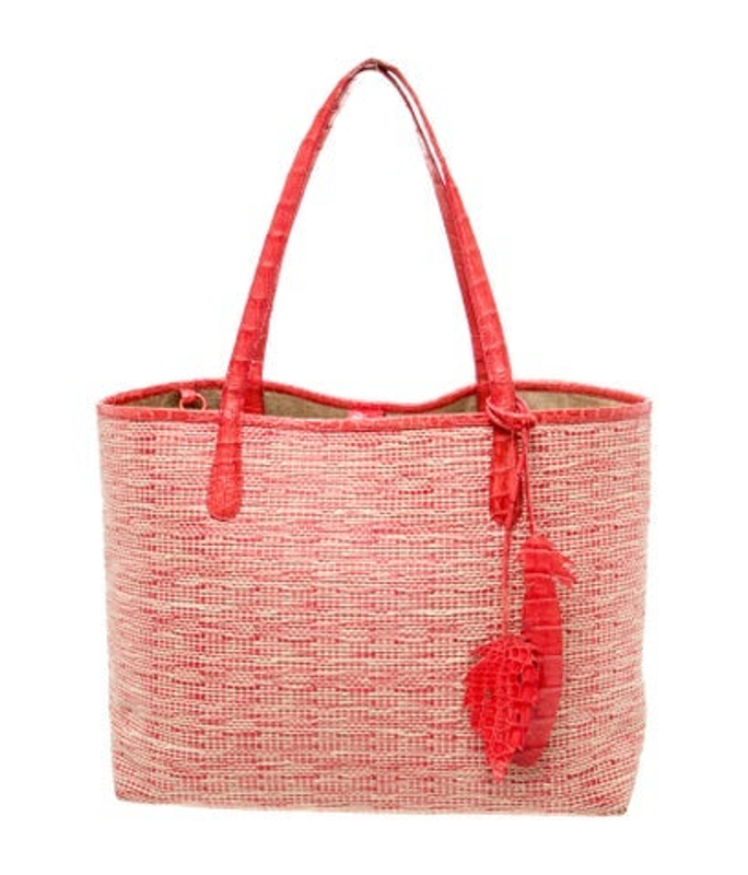 Nancy Gonzalez Gonzalez Raffia Tote