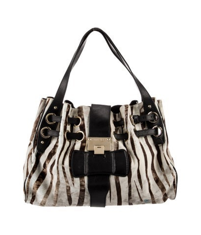 Jimmy Choo Choo Ponyhair Shoulder Bag