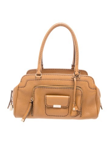 Leather Top Handle Bag