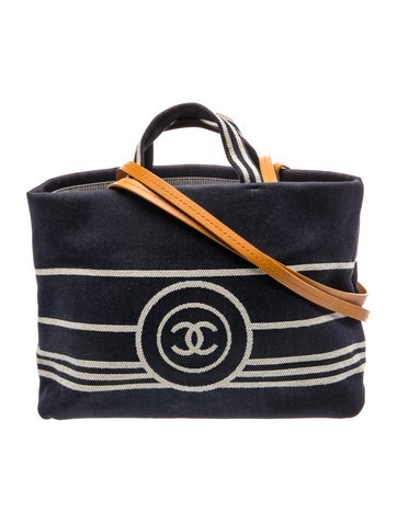 Denim CC Shopping Tote