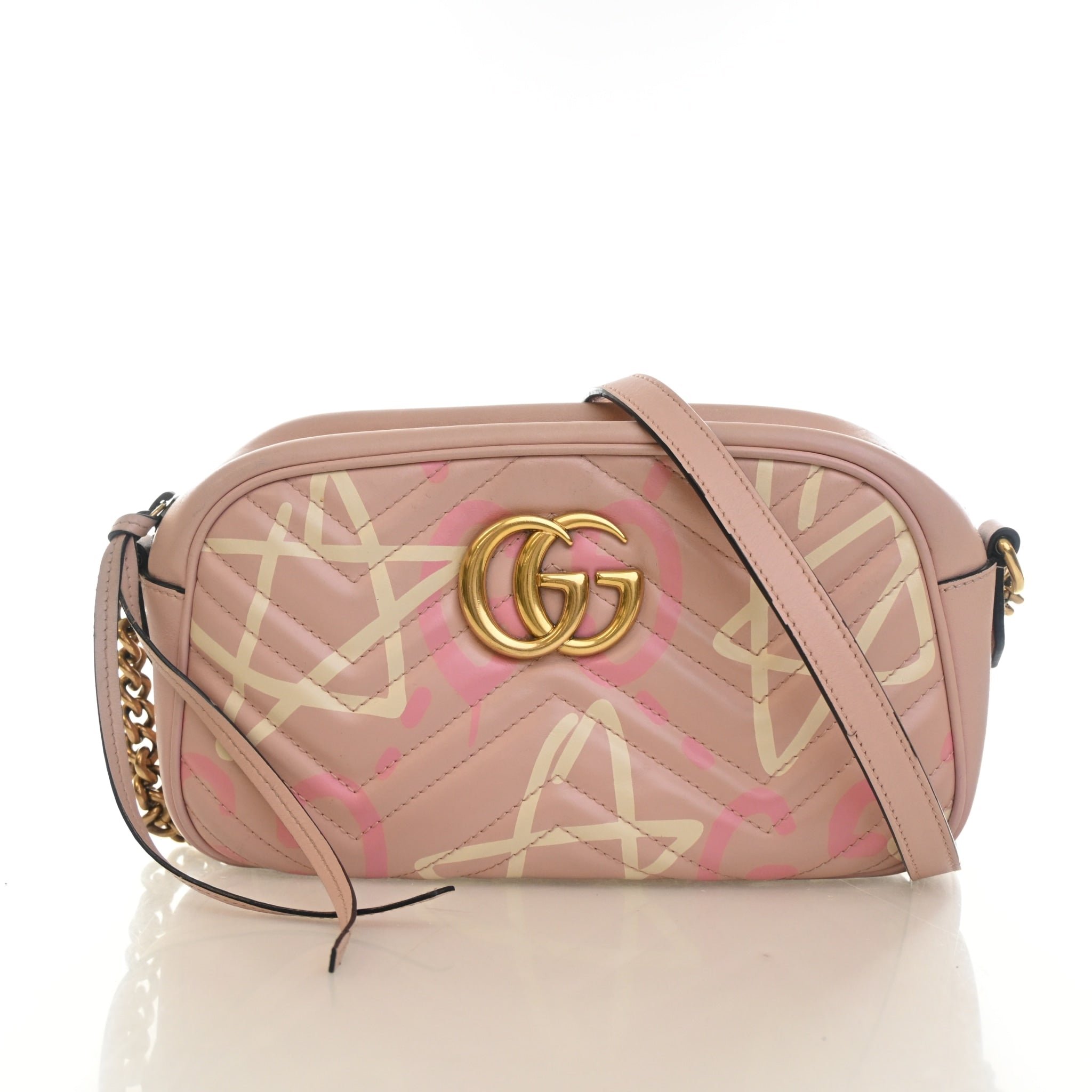 Gucci Small Calfskin Marmont Camera Bag