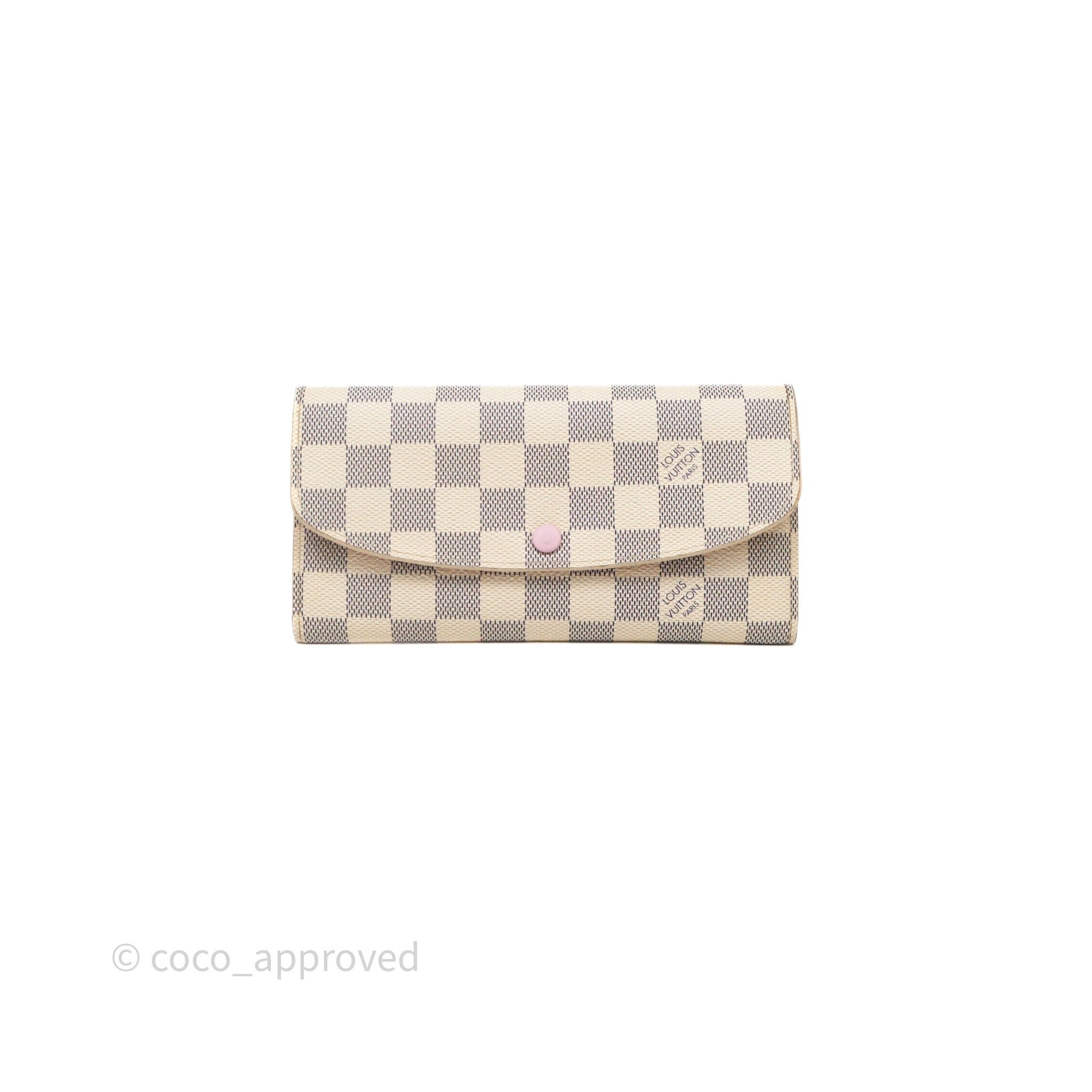 Louis Vuitton Emilie Wallet Damier Azur Canvas