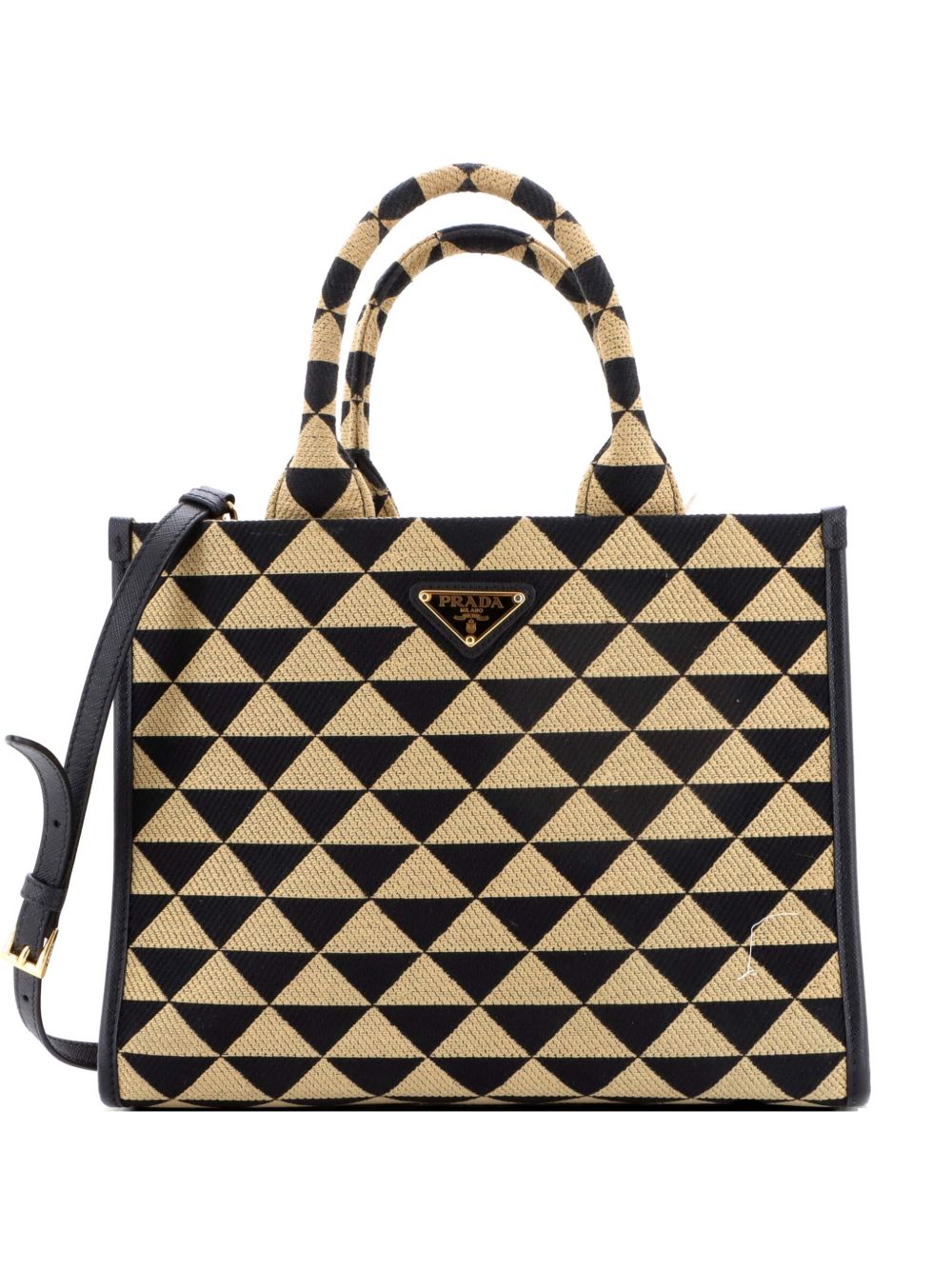 Symbole Shopper Jacquard Small tote bag