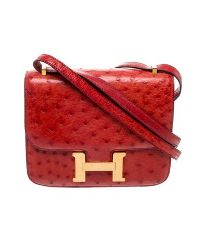 Hermes Ostrich Mini Constance 18