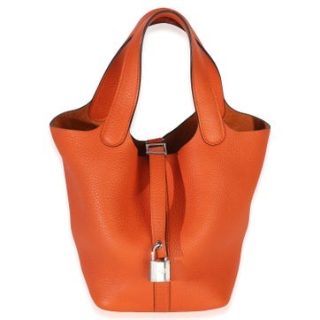 Clemence Leather Picotin Lock 18