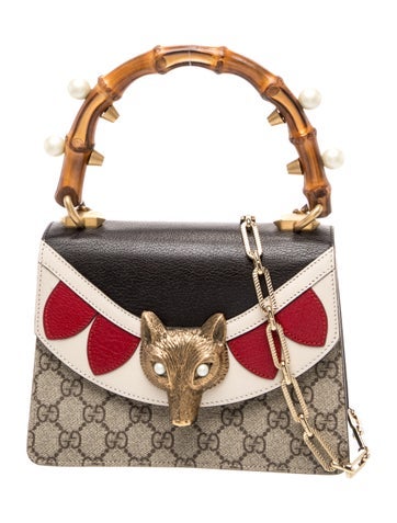 GG Supreme Top Handle Bag