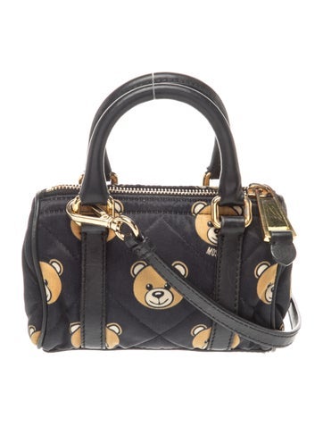 Quilted Teddy bear Crossbody Bag