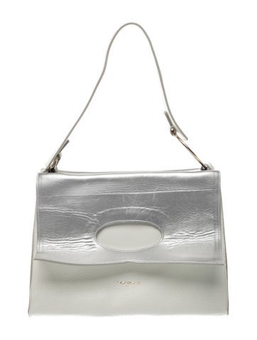 Sara Battaglia Leather Top Handle Bag