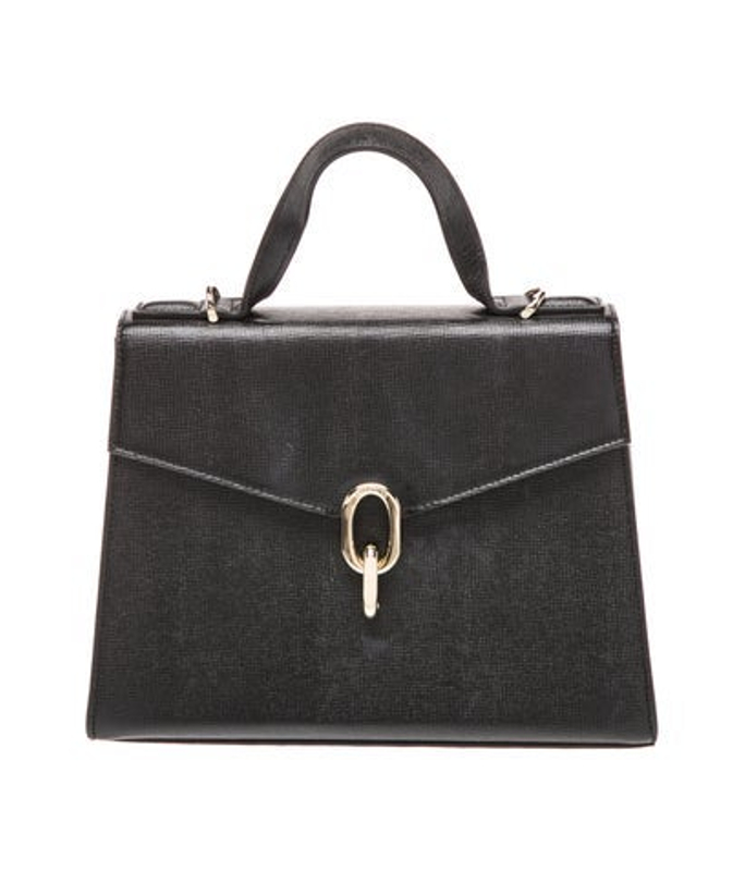Anine Bing Bing Saffiano Leather Top Handle Bag