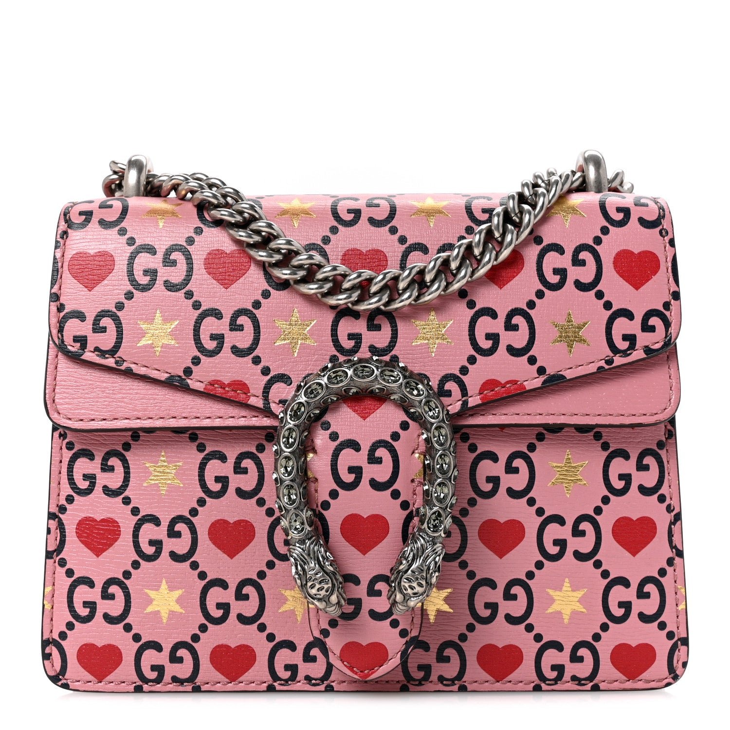 Gucci Calfskin Valentine's Day Exclusive Mini Dionysus Shoulder Bag