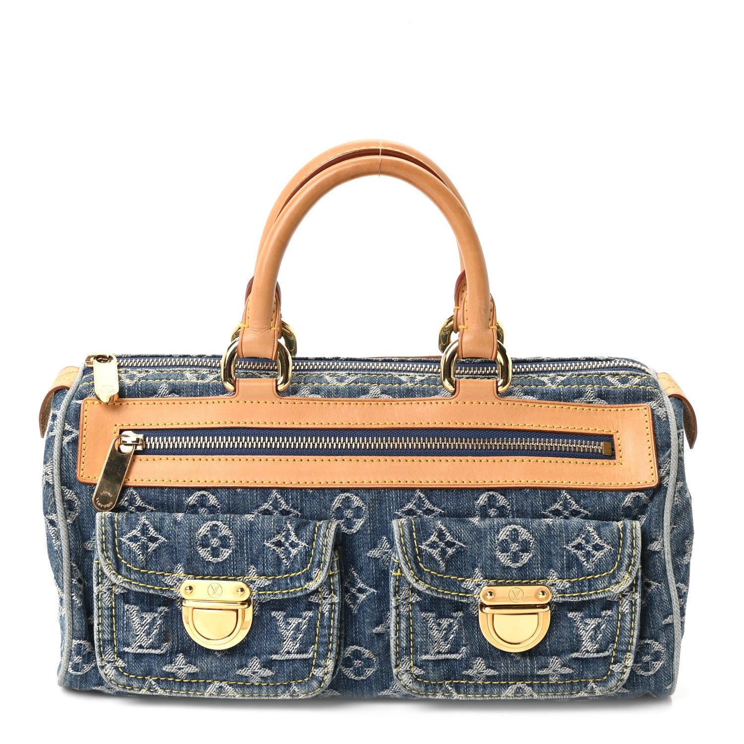 Louis Vuitton Monogram Denim Neo Speedy Blue