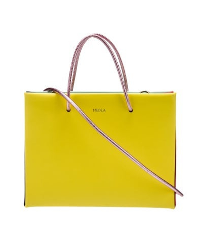 Medea Leather Top Handle Bag