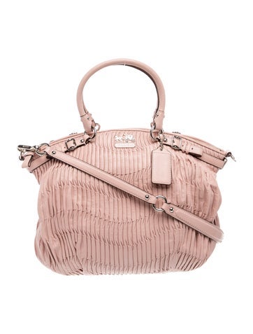 Leather Top Handle Bag