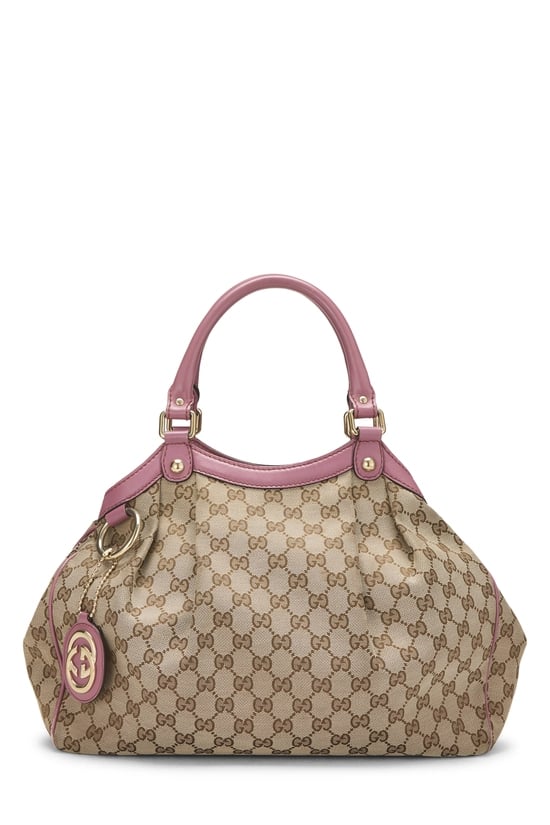 Pink Original GG Canvas Sukey Tote