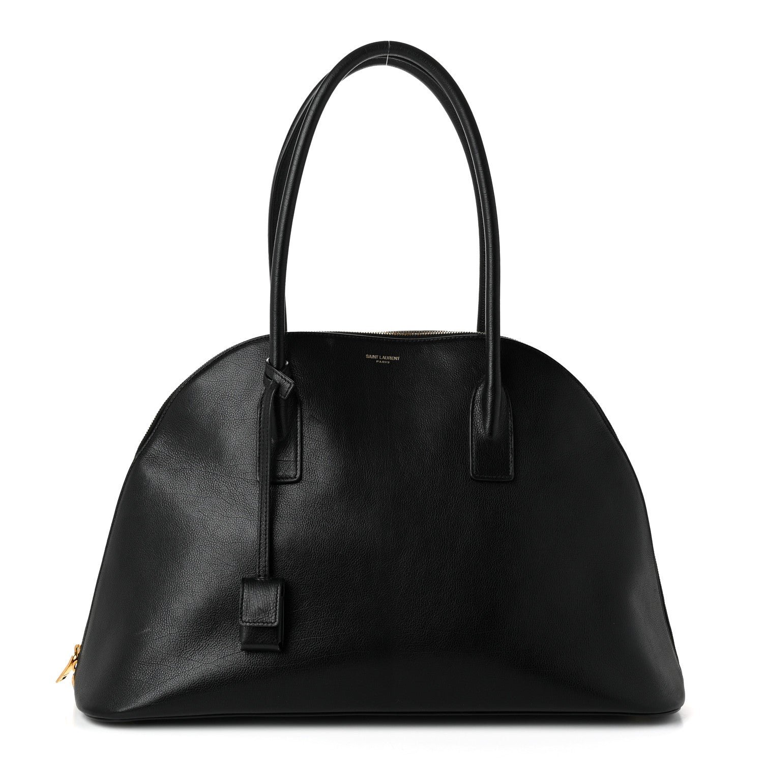 Saint Laurent Calfskin Sac De Jour Demilune Black